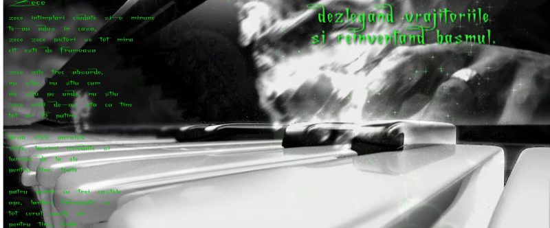 Zece partitura pian – Ten piano score