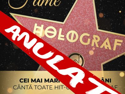 Gala „Holograf – Hall of Fame“ a fost anulată.