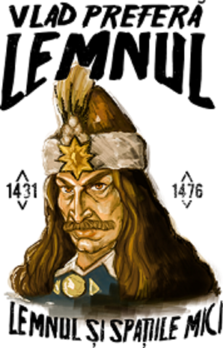 Nu Dumnezeu ci Vlad, Vlad prefera lemnul, lemnul si spatiile mici.